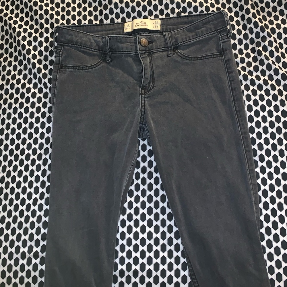 Black Hollister Jean Leggings